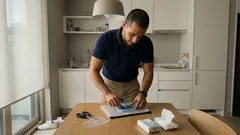 다이소 2천 원대로 끝, 거울 달린 포켓티슈 케이스 10분 DIY