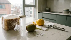 빵 봉지 클립 반으로 부러뜨리면 과일 껍질이 벗겨진다, 집에서 바로 해보는 꿀팁